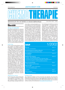 Therapie der Endokarditis - Zeitschrift für Chemotherapie