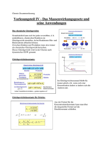 Chemie Zusammenfassung 4 - FSMB