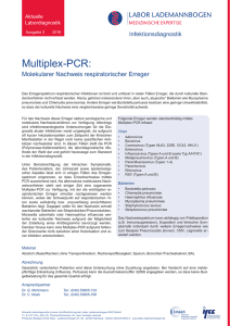 Multiplex-PCR - Labor Lademannbogen