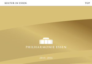 15.01 2016 - Philharmonie Essen