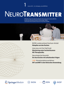 NeuroTransmitter vom Januar 2015