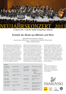 neujahrskonzert 2011 - Universität Mozarteum