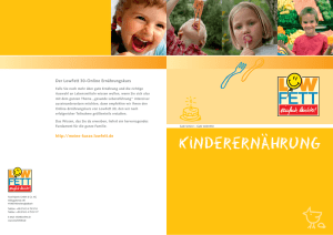 Broschüre Kinderernährung (745.02 KB, pdf)