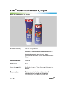 Bolfo Flohschutz-Shampoo 1,1 mg/ml