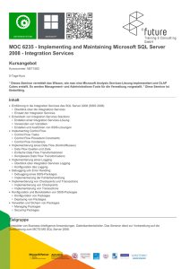 MOC 6235 - Implementing and Maintaining Microsoft SQL Server