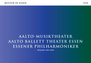 aalto-musiktheater aalto ballett theater essen essener philharmoniker