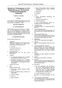Tiergesundheitsgesetz - Bayerische Versorgungskammer