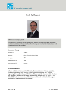 Ralf Neubert - NT Innovation Company GmbH