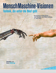 18. Berliner Kolloquium der Daimler und Benz Stiftung 4. Juni 2014