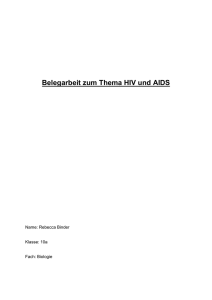 Belegarbeit HIV-AIDS