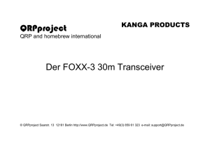 QRPproject Der FOXX
