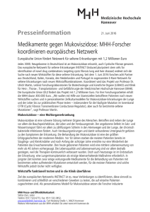 Zur Pressemitteilung der Medizinischen Hochschule Hannover