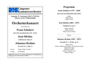 Programm - Lingener Kammerorchester