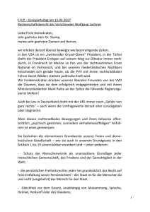 Wolfgang Lochner - FDP Kreisverband Viersen