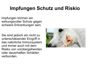 Präsentation Impfungen - Tierheilpraxis Ehrlich