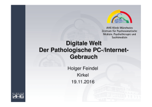 Pathologischer PC/Internet