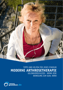 moderne arthrosetherapie