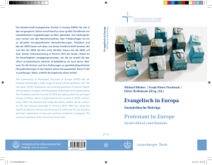 Evangelisch in Europa / Protestant in Europe