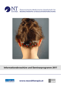 seminar 1 - Neuraltherapie