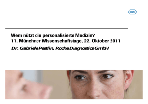Dr. Gabriele Pestlin, Roche Diagnostics GmbH