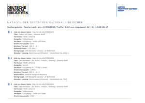 DNB, Katalog der Deutschen Nationalbibliothek
