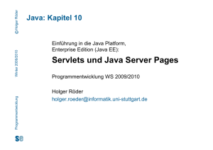 se Servlets und Java Server Pages