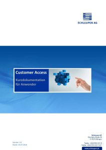 SITE Customer Access