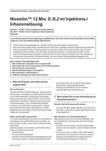 Nivestim™ Injektions-/Infusionslösung