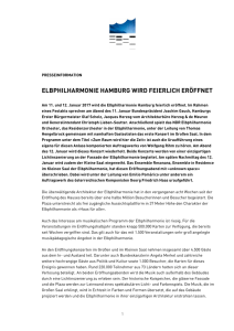 Elbphilharmonie Hamburg wird feierlich eröffnet