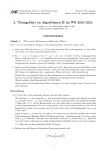3. ¨Ubungsblatt zu Algorithmen II im WS 2010/2011