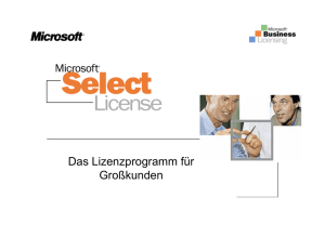 MS Licence - Select License