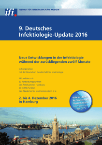9. Deutsches Infektiologie-Update 2016