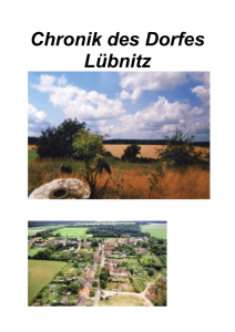 Chronik des Dorfes Lübnitz