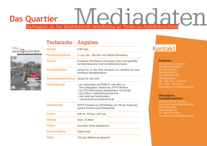 Aktuelle Mediadaten (PDF | 112,39 KB)