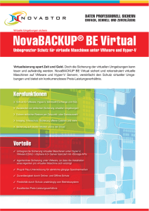 NovaBACKUP® BE Virtual - Starline Computer GmbH