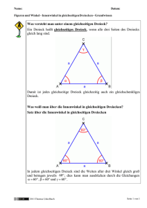 Figuren und Winkel - Innenwinkel in gleichseitigen Dreieck…