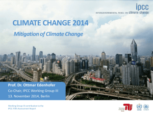 CLIMATE CHANGE 2014 - Deutsches Klima Konsortium