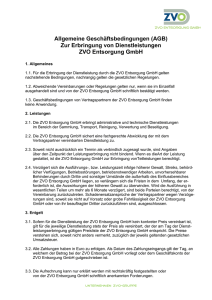 ZVO Entsorgung GmbH "Allgemeine Geschäftsbedingungen"