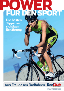für den sport - Radclub Deutschland