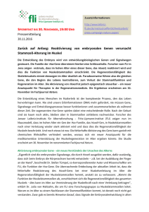 Pressemitteilung - Leibniz-Forschungsverbund Gesundes Altern