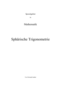 Sphärische Trigonometrie