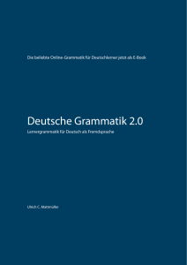 Deutsche Grammatik 20 - Deutsche Grammatik 2.0