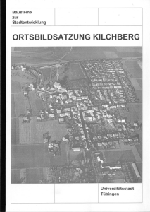 Ortsbildsatzung Kilchberg