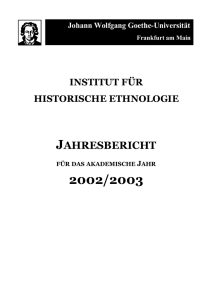 Jahresbericht 02-03[2] - Publication Server of Goethe University