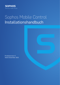 Sophos Mobile Control Installationshandbuch