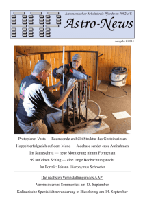 Ausgabe Juni 2014 - Sternwarte Bieselsberg