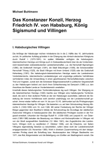 Michael Buhlmann Das Konstanzer Konzil, Herzog Friedrich IV. von