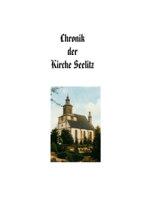 CHRONIK der Kirche Seelitz (mit Bildern) - kirche