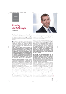 Farming als IT-Strategie
