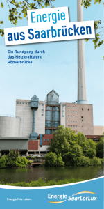 Imagebroschüre Heizkraftwerk Römerbrücke